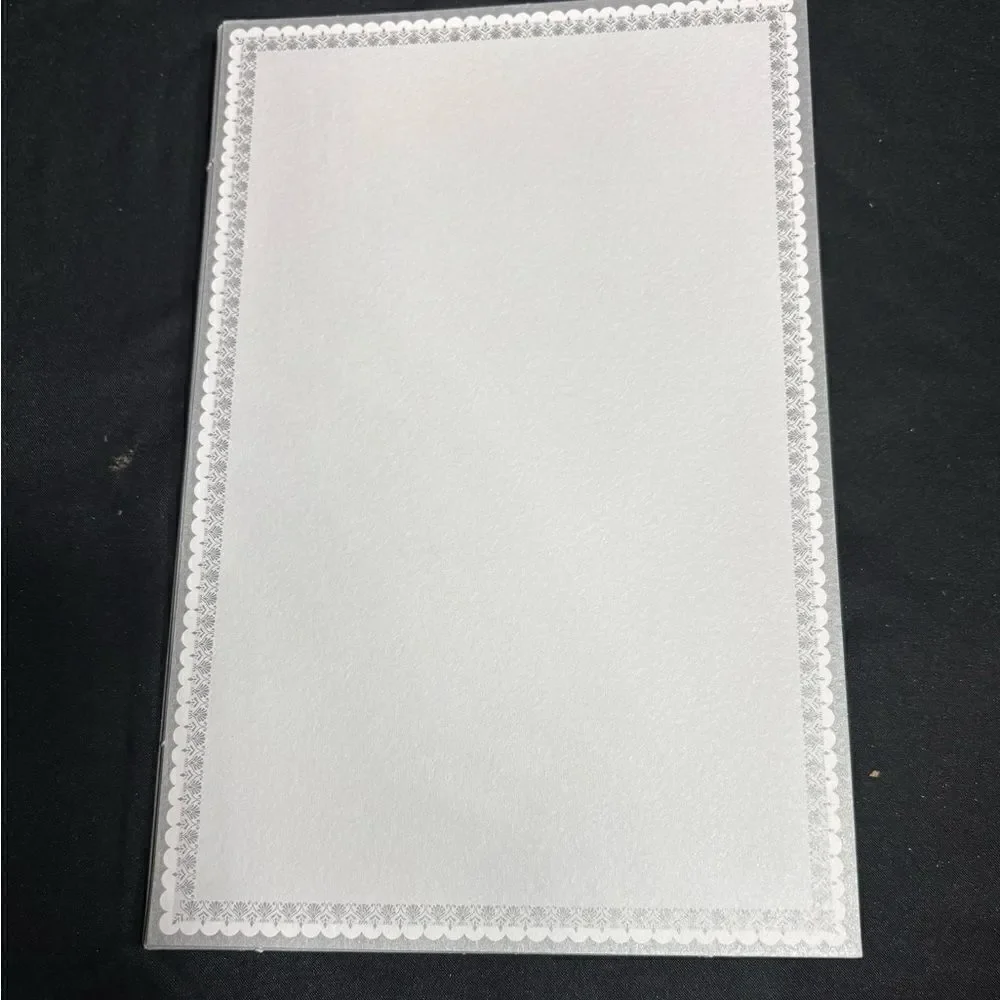 ⚡️💵🧨🎲40 New! Printable Silver Border Cardstock Invitations Includes 30 Envelopes